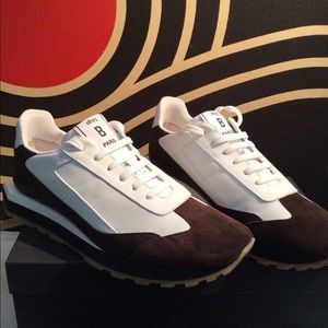 Men’s Berluti brown and white sneaker size10